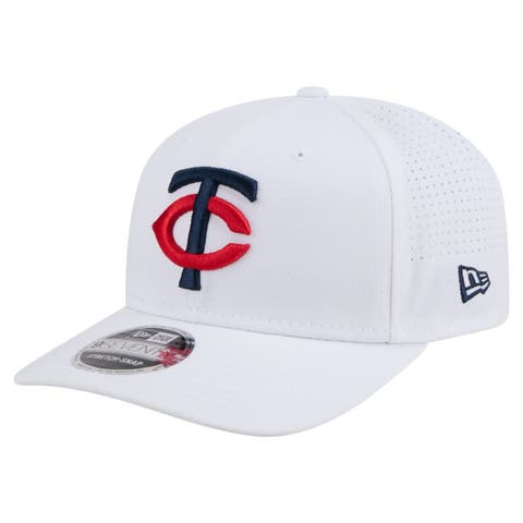 Men's New Era White Minnesota Twins COOLERA 9SEVENTY Adjustable Hat