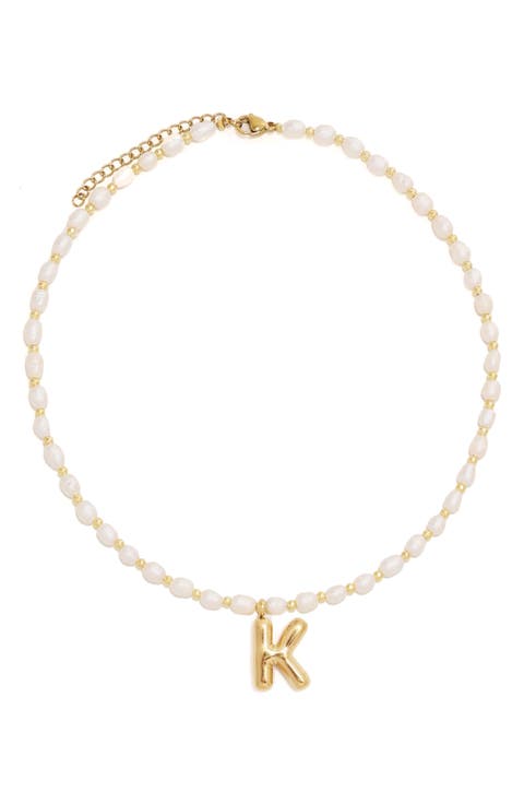 Dainty Initial Pendant Necklace