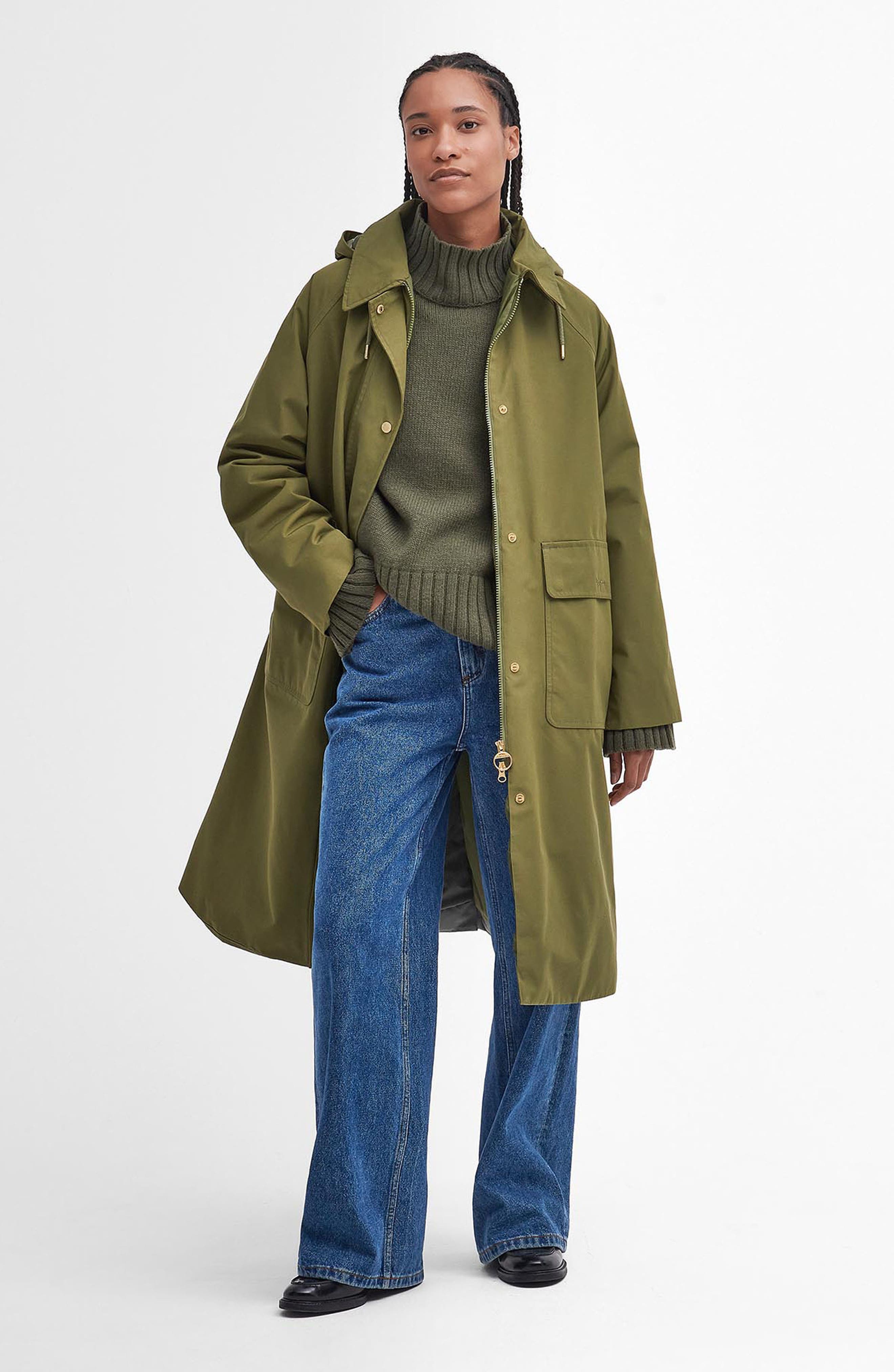 Francis Waterproof Insulated Long Coat with Removable Hood (Women