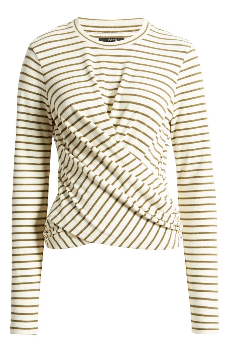 Joe's The Greta Stripe Wrap Front Knit Top, Alternate, color,