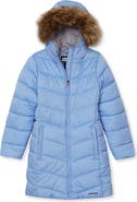 Lands' End Girls Fleece Lined Printed Parka