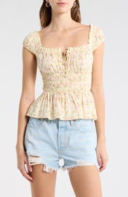 Abound Pretty Peplum Top