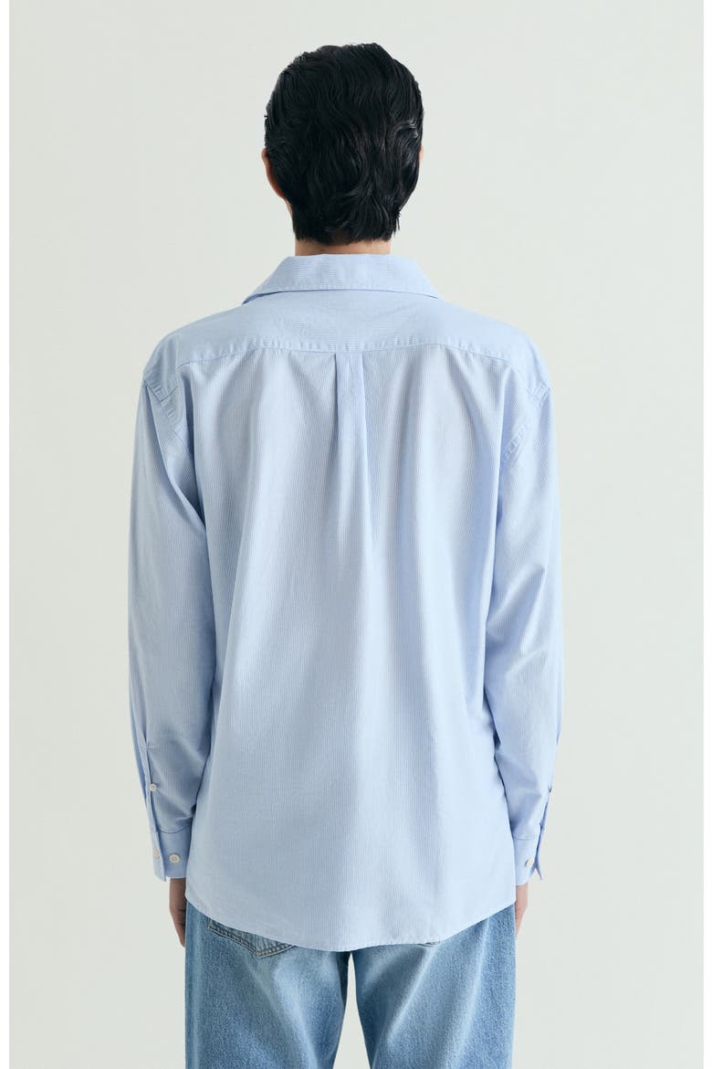 Striped Oxford Shirt, Alternate, color, SkyblueStripes