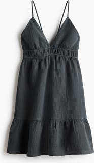 H&M Open-back Muslin Dress