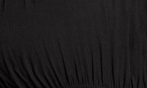 City Chic Lyla Tie Strap Fit & Flare Sundress In Black