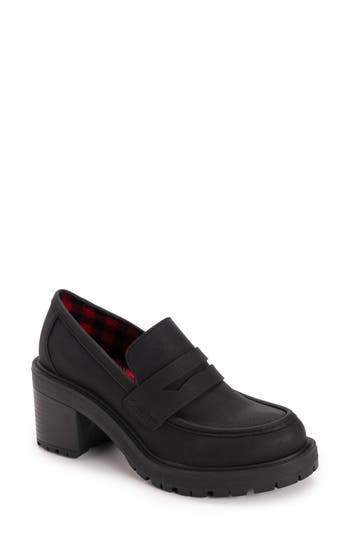 Muk Luks Leona Loafer Pump In Black