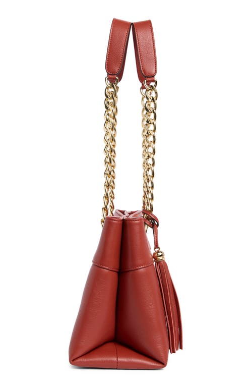 Valentino By Mario Valentino Kali Leather Signature Tote Bag In Brown