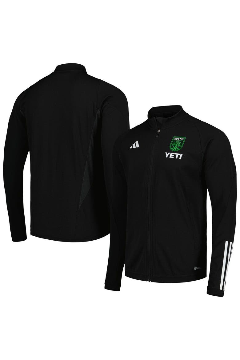 Men's adidas Black Austin FC 2023 On-Field AEROREADY Full-Zip Training Top, Main, color, Black