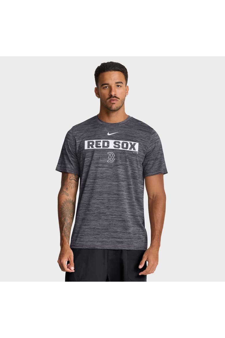 Men's Nike Black Boston Red Sox Velocity Dri-FIT T-Shirt, Main, color, Black