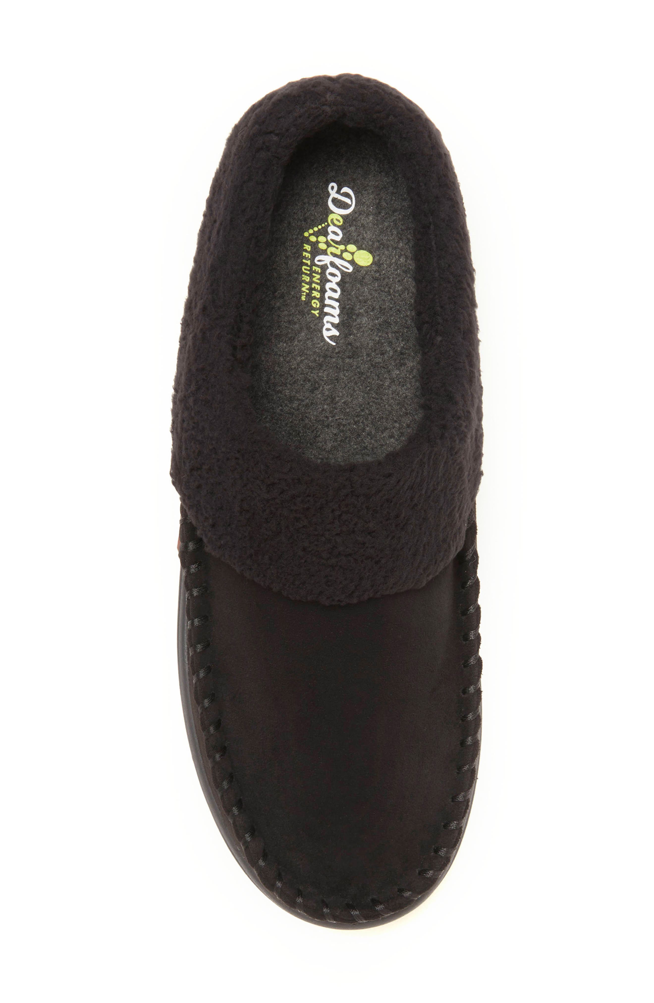 DEARFOAMS Maple Moc Toe Clog, Alternate, color, Black