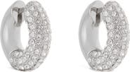 Reiss Amelia Pavé Huggie Hoop Earrings