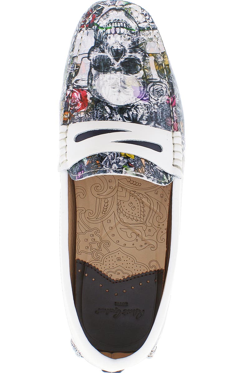 Robert Graham Thrill Driving Shoe, Alternate, color, White