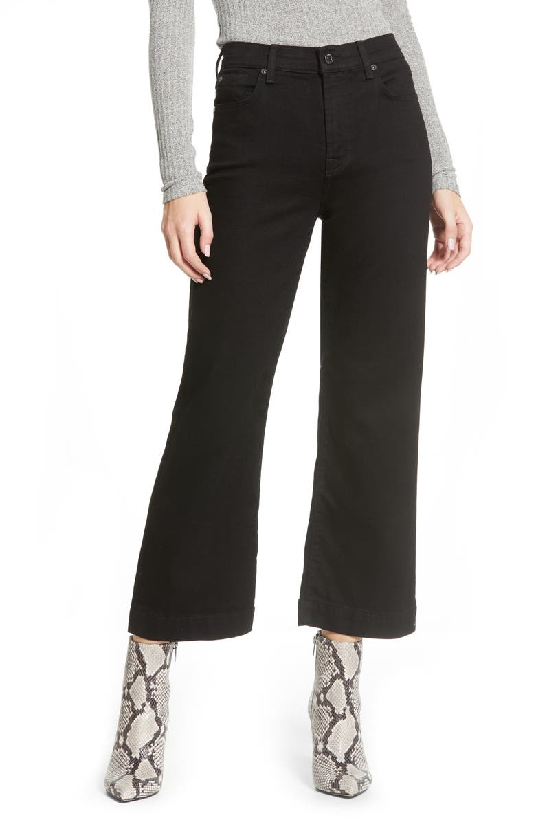 7 For All Mankind <sup>®</sup> Alexa Crop Wide Leg High Waist Jeans, Main, color,
