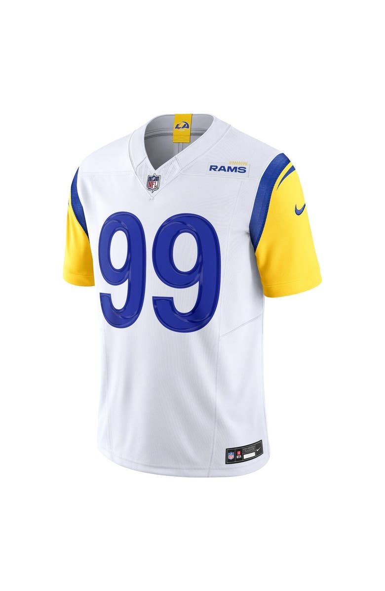 Nike Men's Nike Aaron Donald White Los Angeles Rams Vapor F.U.S.E. Limited Jersey, Alternate, color,