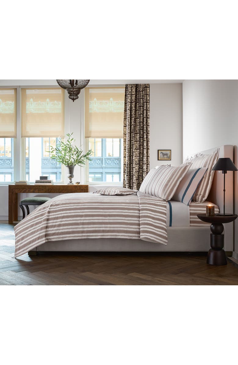 Matouk Elio Pillow Sham, Alternate, color, Quilted Mocha