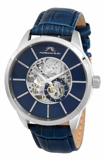 PORSAMO BLEU Men's Cassius Skeleton Watch, 45mm