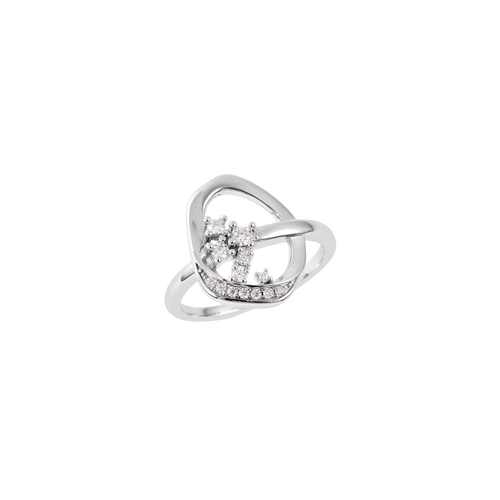 Lucy Quartermaine Volcan Ring In Sterling Silver