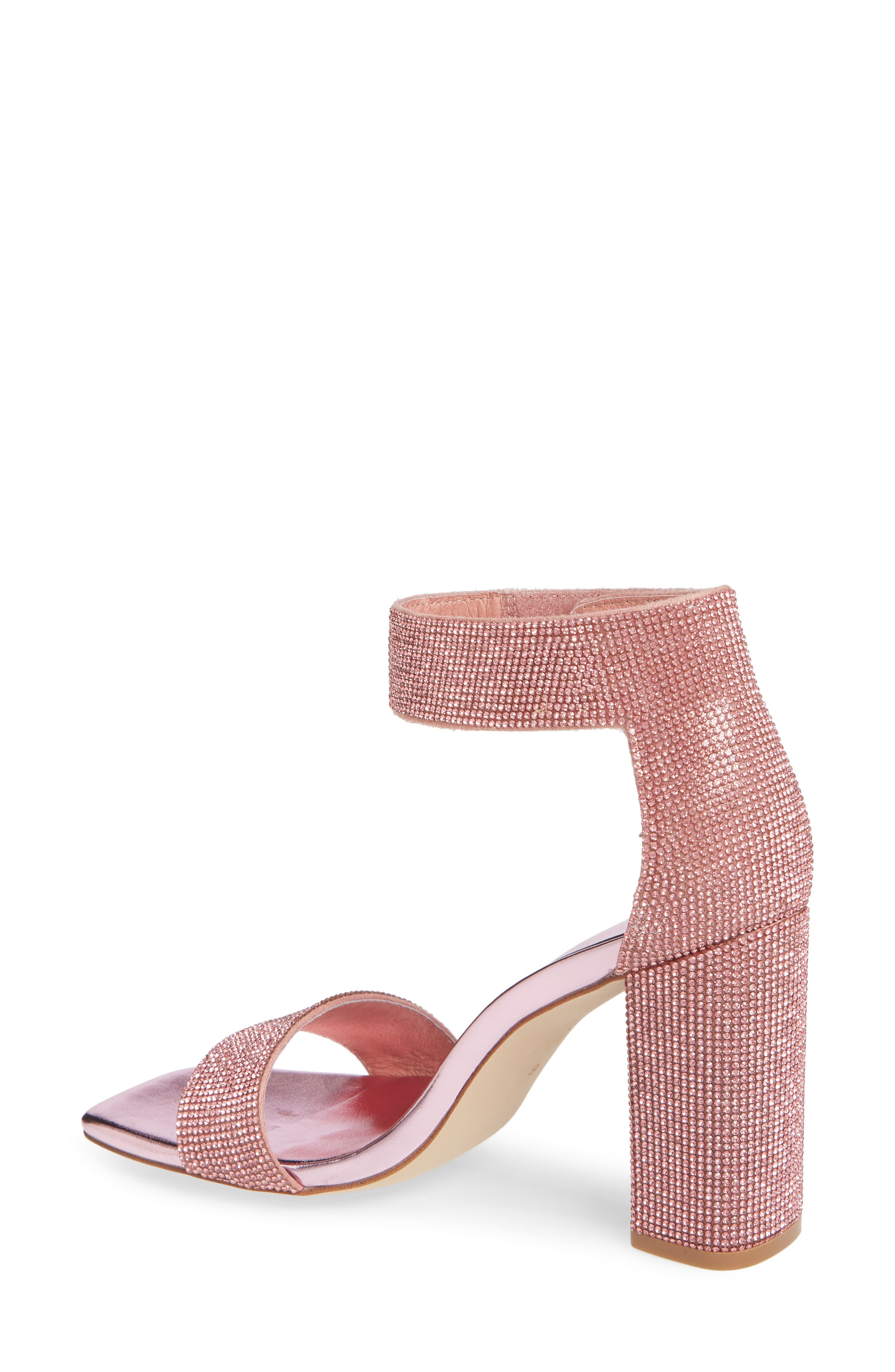 Lorena Embellished Ankle Strap Sandal, Alternate, color, PINK COMBO