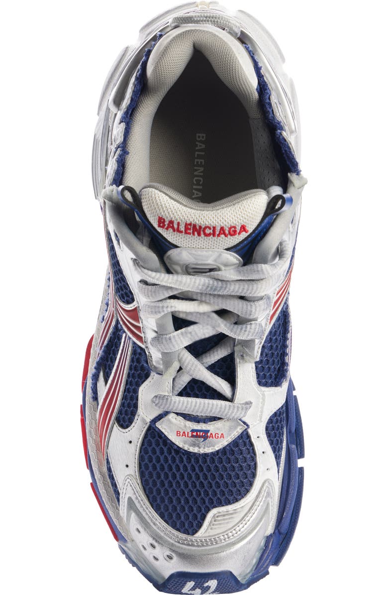 Balenciaga Runner Sneaker, Alternate, color, Navy/ Red/ Grey