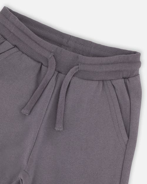 Deux Par Deux Fleece Sweatpants With Pockets In Gray