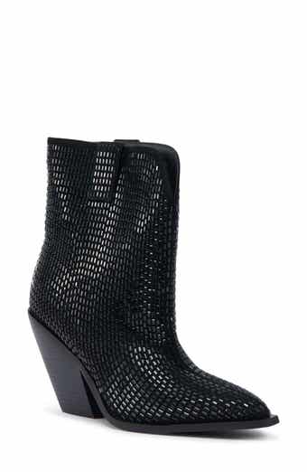 AZALEA WANG Laetitia Crystal Bootie