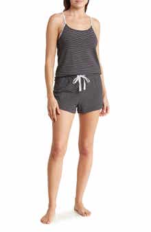 Stretch Cotton Camisole & Shorts Pajamas