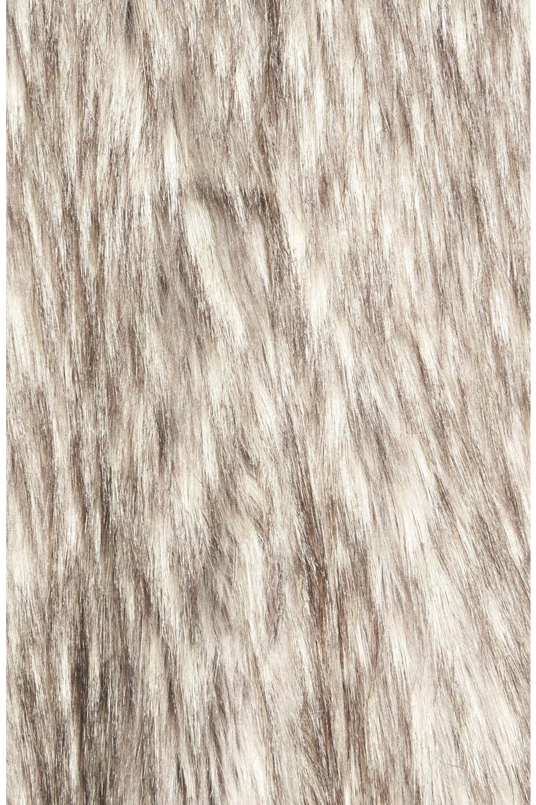 Matty M Faux Fur Vest, Alternate, color, DOVE