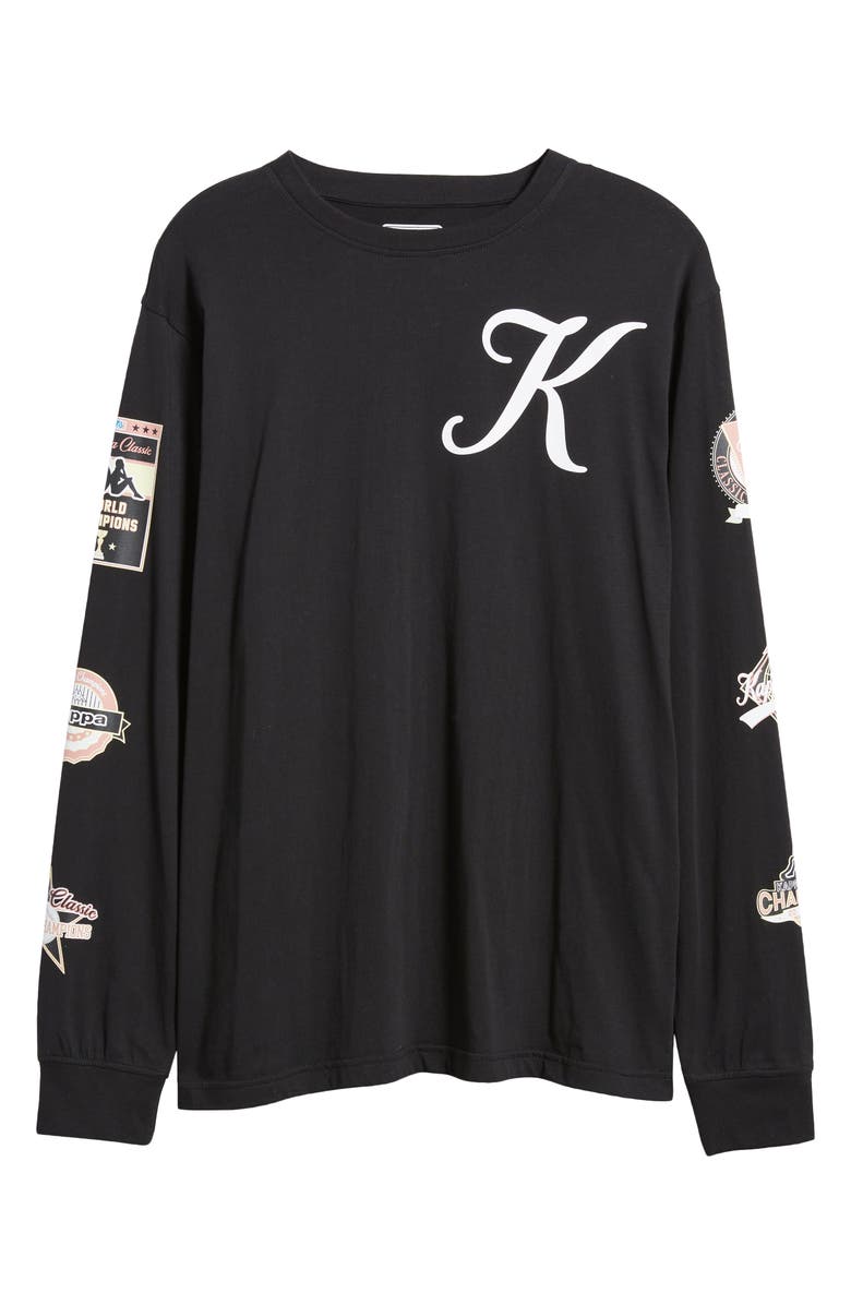 KAPPA Long Sleeve Cotton Graphic T-Shirt, Alternate, color,