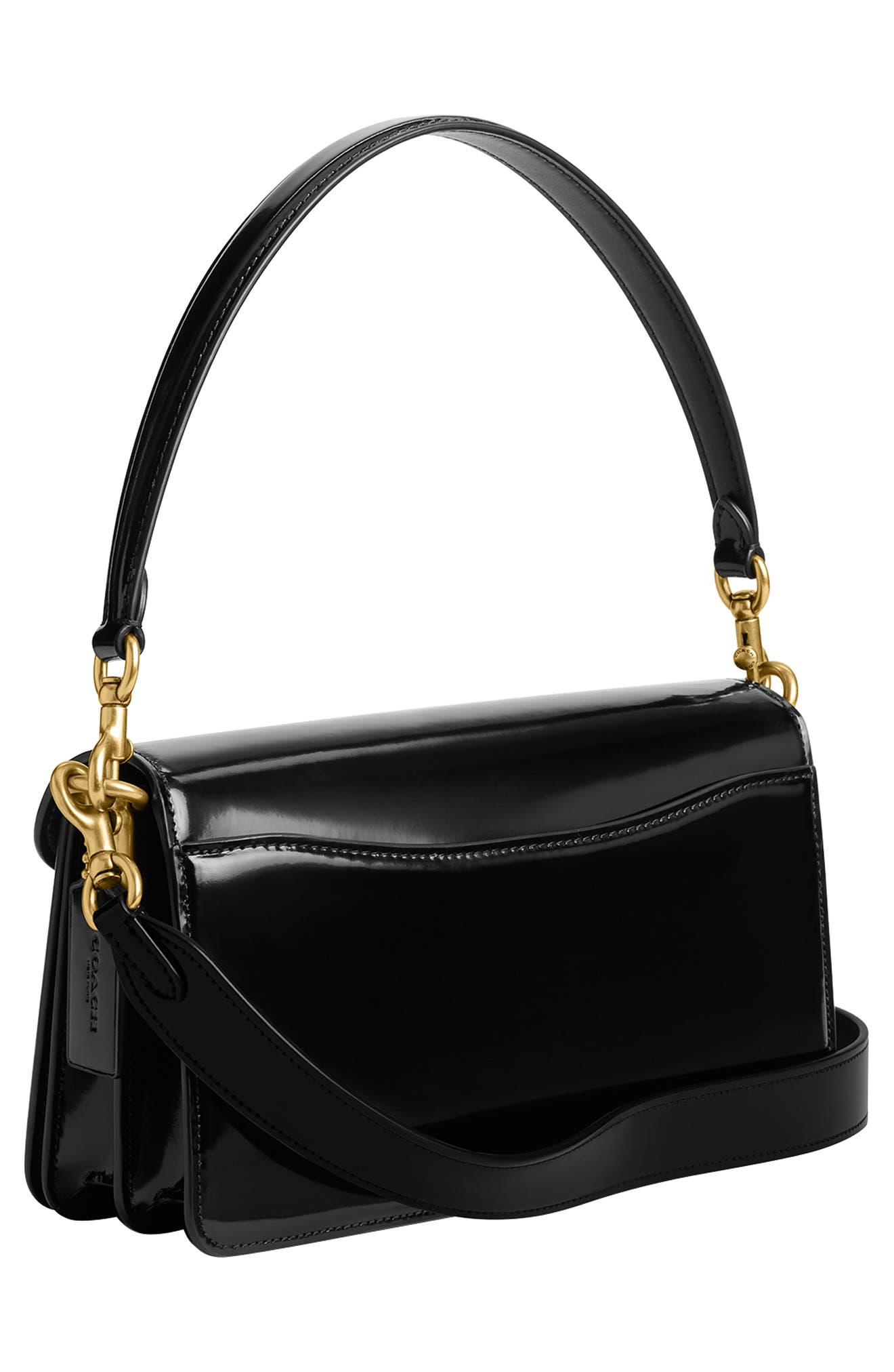 COACH Tabby Spazzolato Leather Shoulder Bag, Alternate, color, 