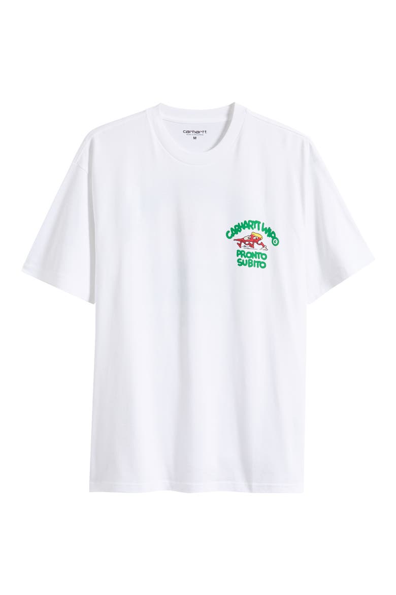 Pronto Organic Cotton Graphic T-Shirt, Alternate, color, WHITE