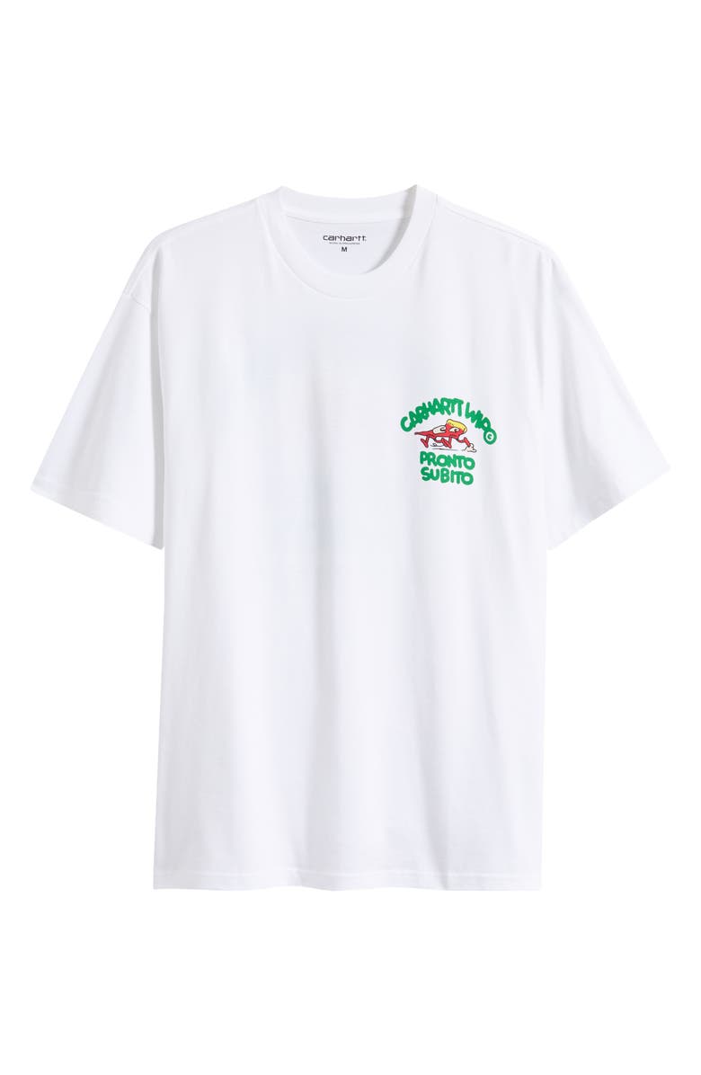 Carhartt Work In Progress Pronto Organic Cotton Graphic T-Shirt, Alternate, color, White
