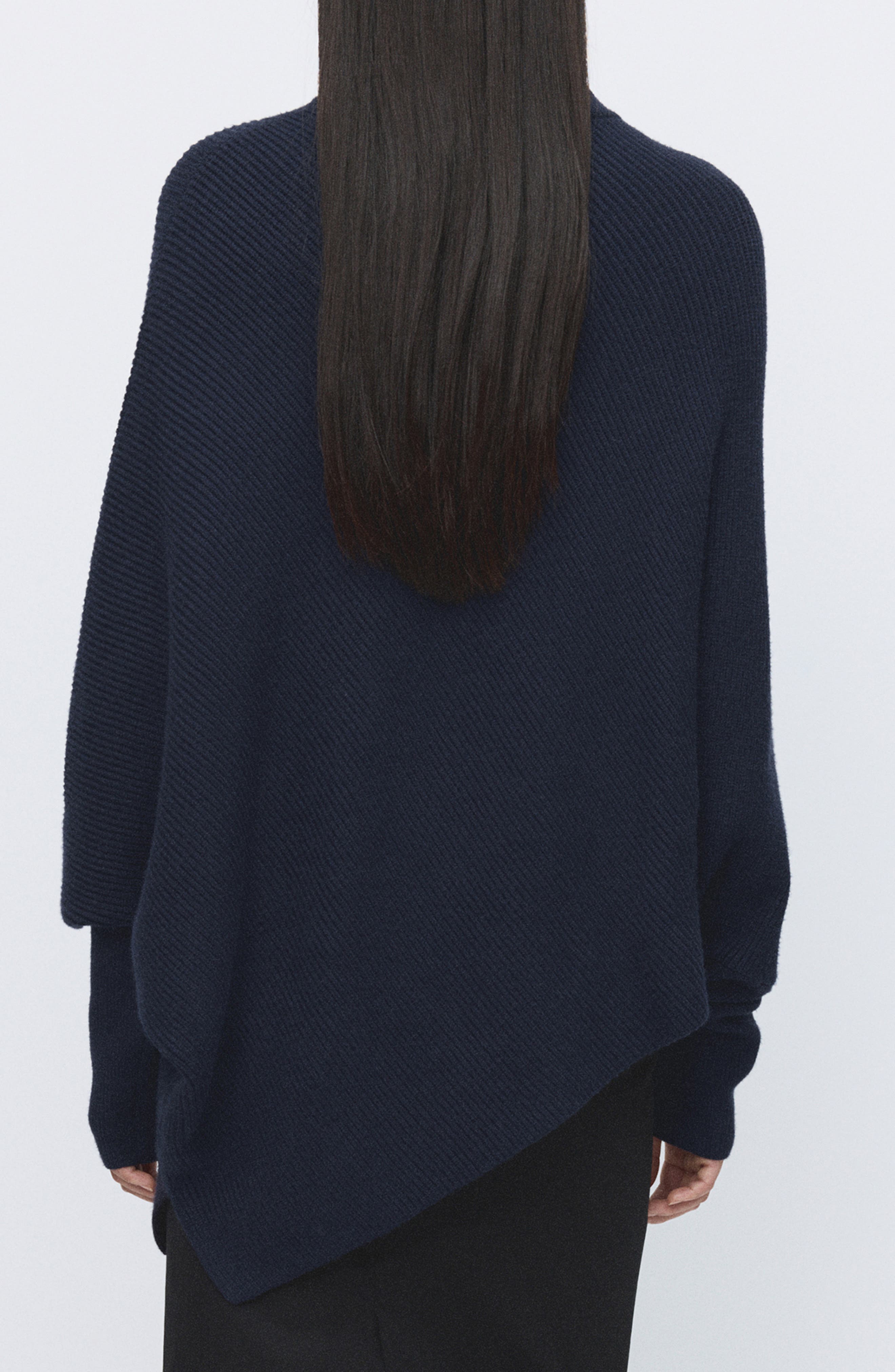 Asymmetric Turtleneck Sweater - image 4