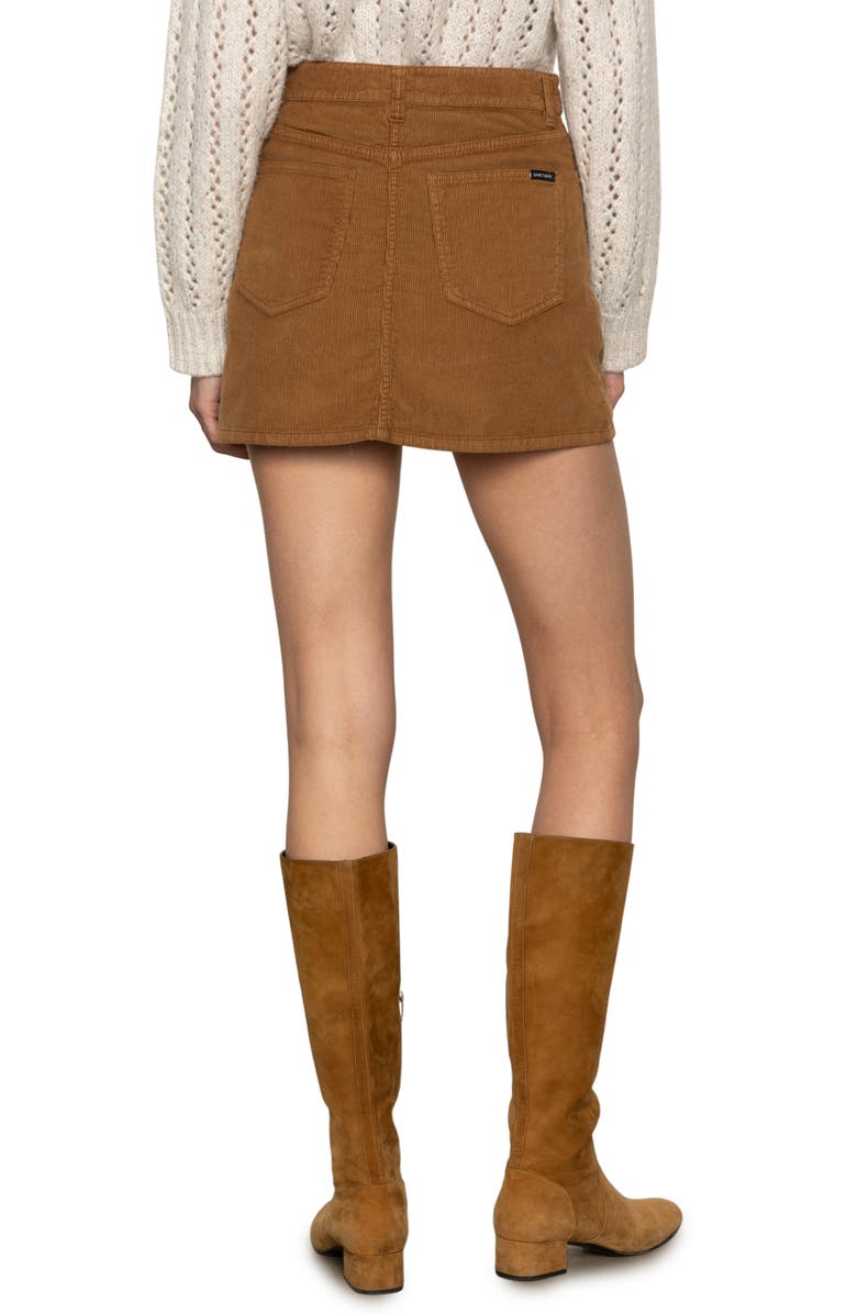 Sanctuary Briar Stretch Cotton Corduroy Miniskirt, Alternate, color, 