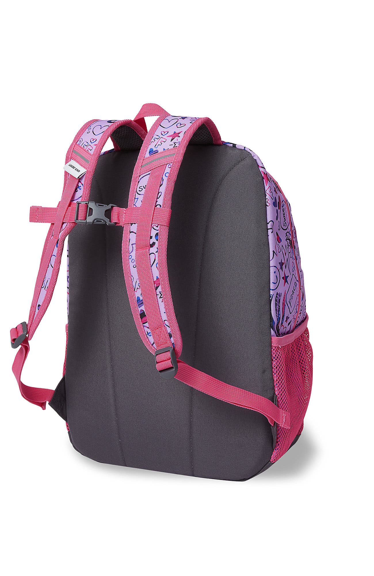 ClassMate Backpack, Alternate, color, Fuchsia Pink Doodles