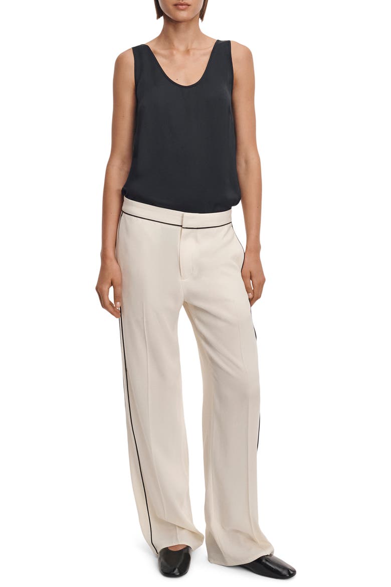 Kathryn Side Stripe Wide Leg Pants, Alternate, color, OFF WHITE
