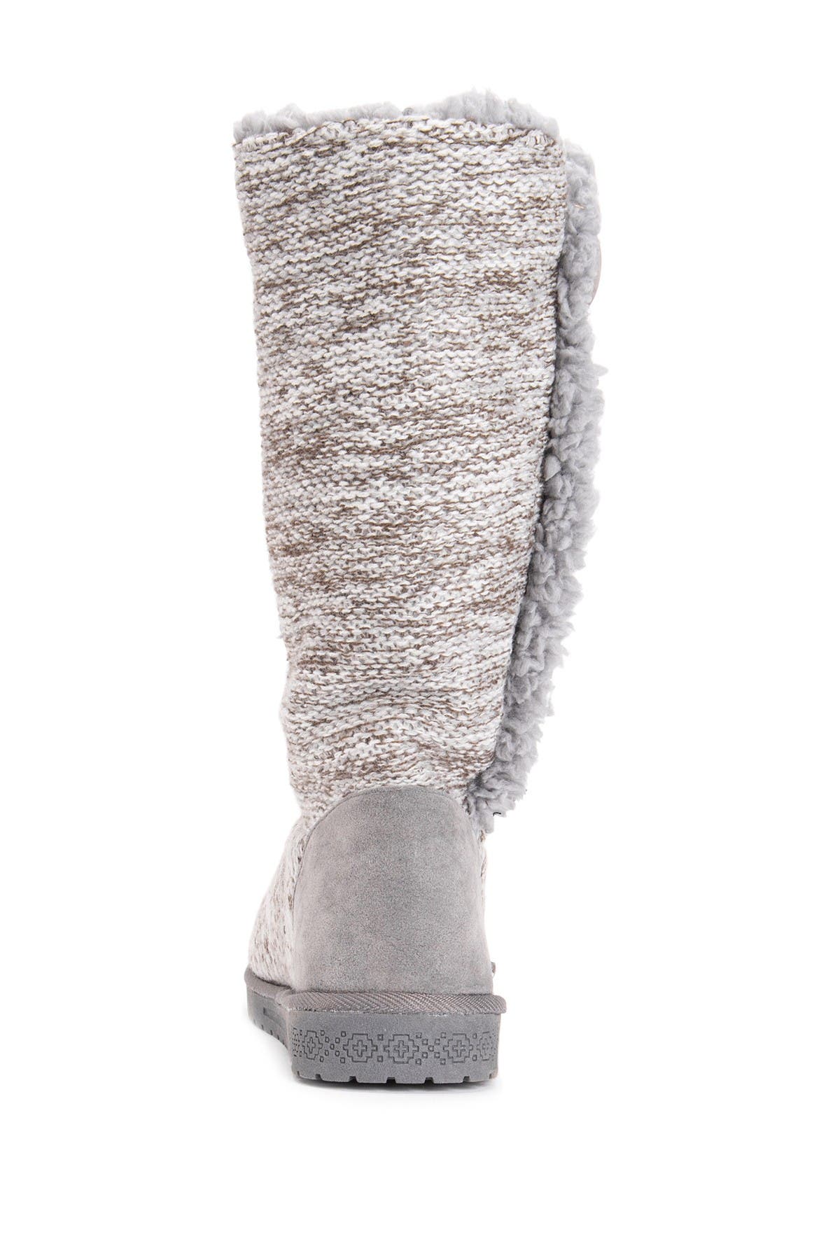 MUK LUKS Liza Water-Resistant Faux Fur Knit Boot, Alternate, color, 