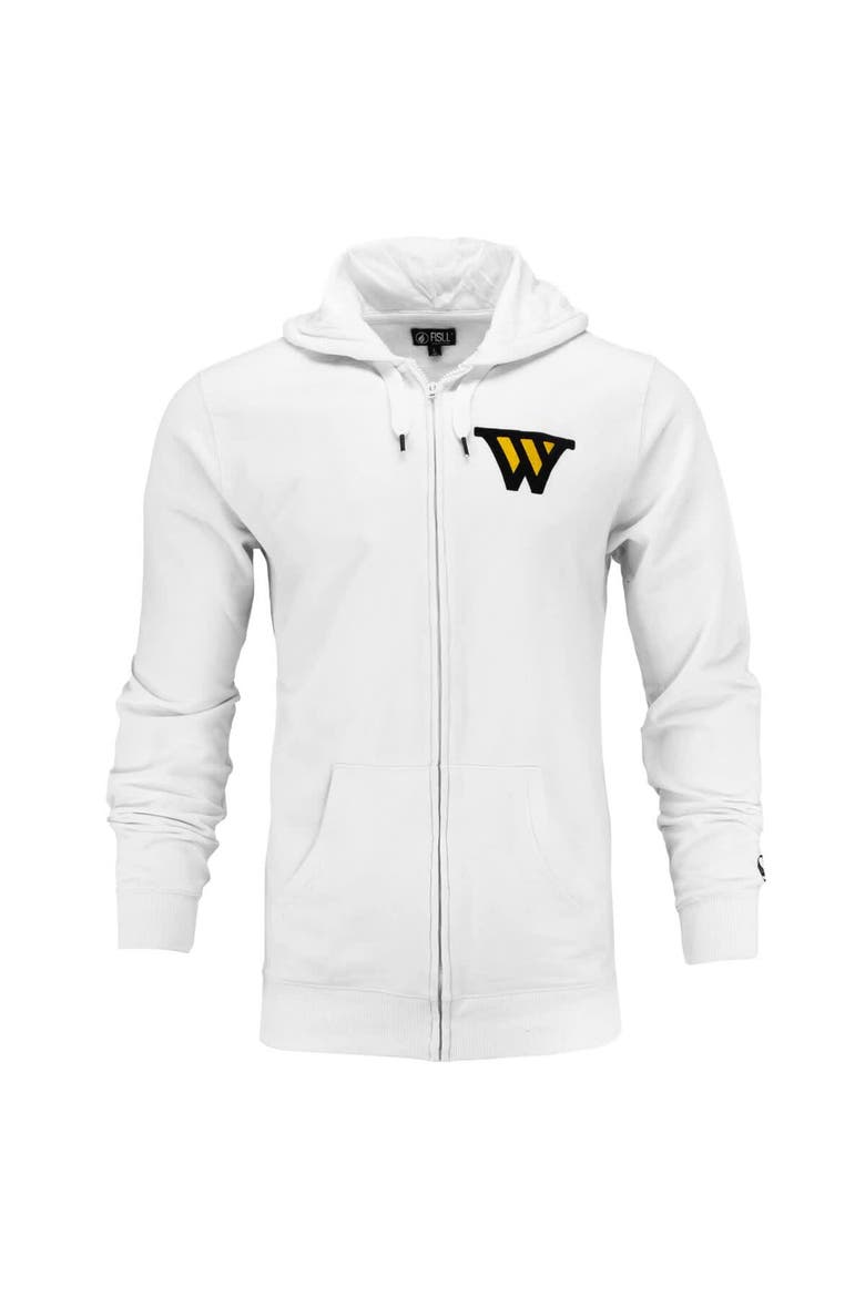 Unisex FISLL x Benny Gold White Golden State Warriors Association Edition Full-Zip Hoodie, Alternate, color, White