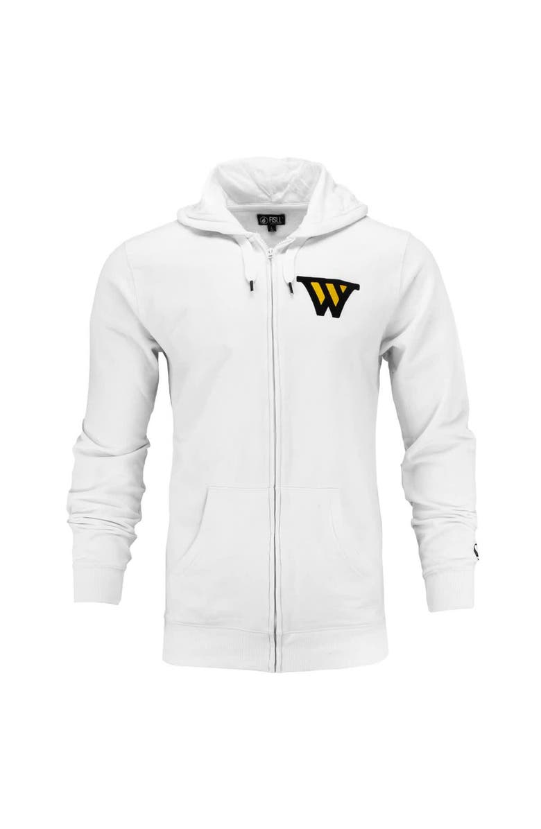 FISLL Unisex FISLL x Benny Gold White Golden State Warriors Association Edition Full-Zip Hoodie, Alternate, color, White