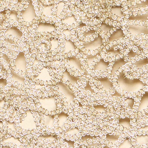 Mint Velvet Metallic Lace Top In Multi