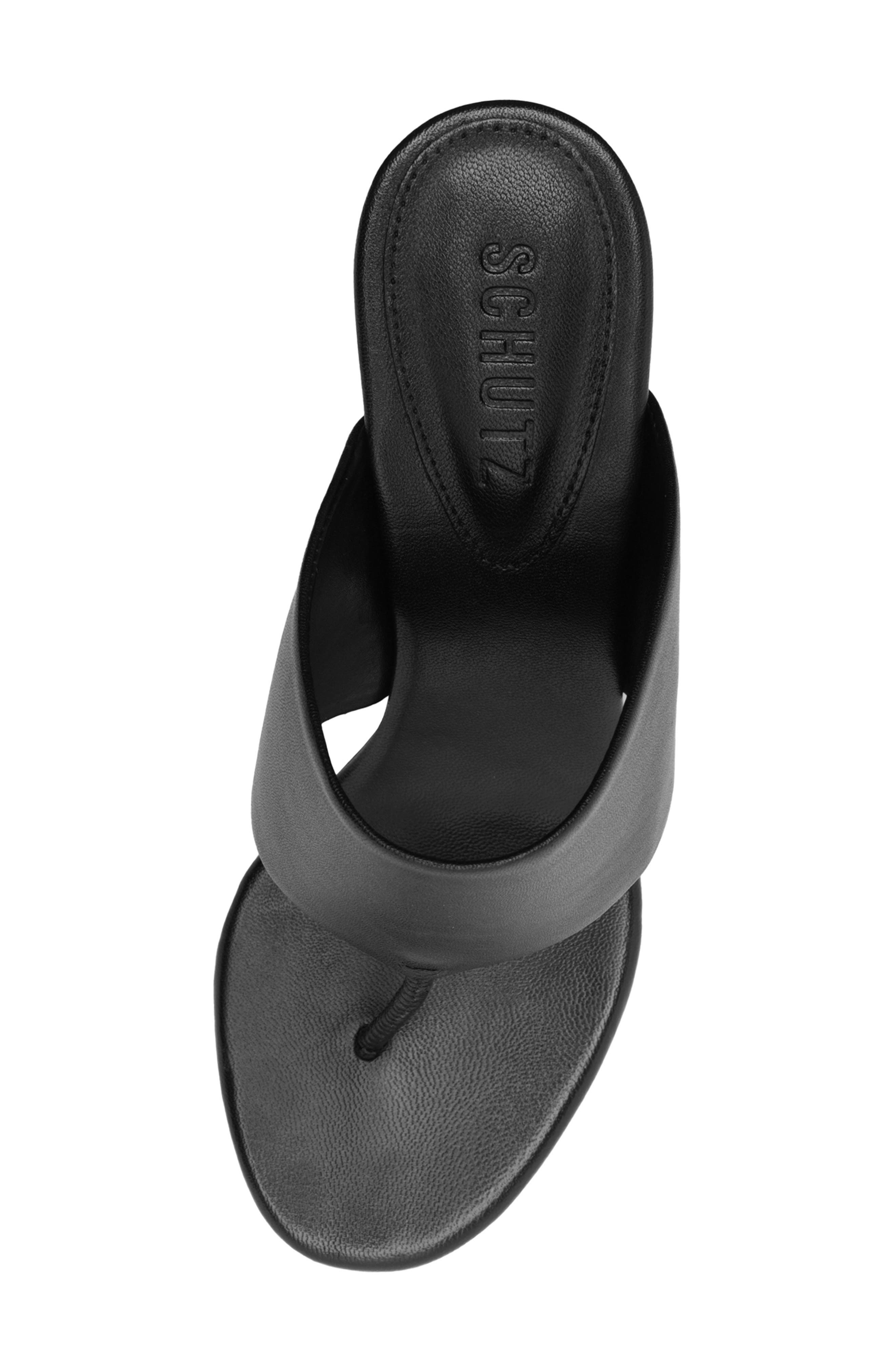 Schutz Martha Thong Sandal, Alternate, color, Black