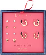 Leith 6-Pack Pizza Assorted Earrings Set