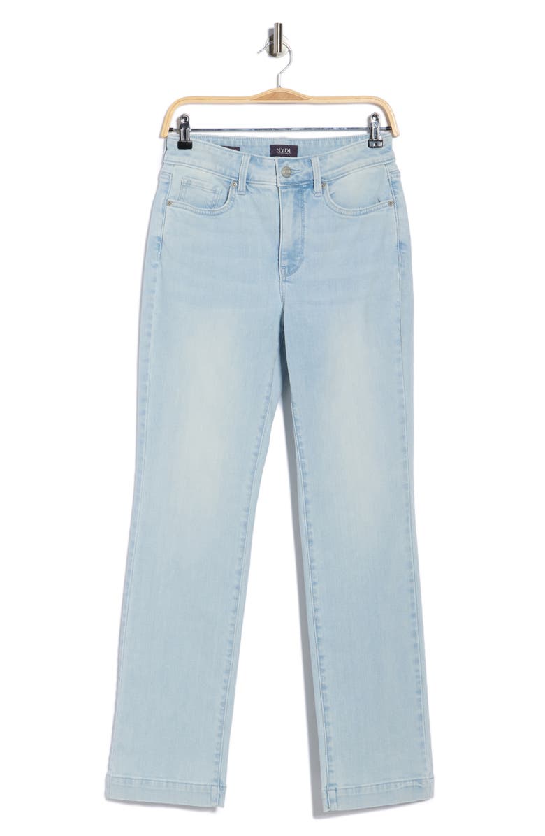 NYDJ Marilyn High Waist Straight Leg Jeans, Alternate, color, Icy Lagoon