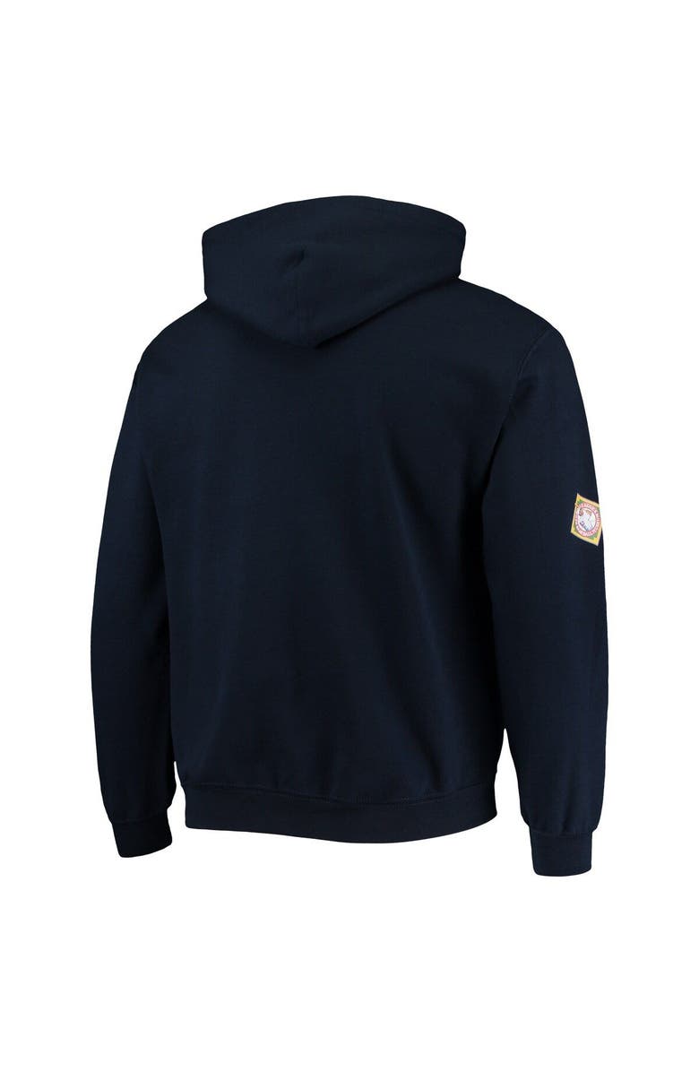 STITCHES Men's Stitches Navy New York Cubans Negro League Logo Pullover Hoodie, Alternate, color, 