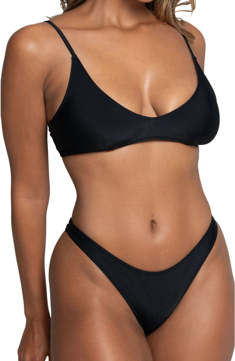 Bright Swimwear Sofie Bottom, Alternate, color, Black