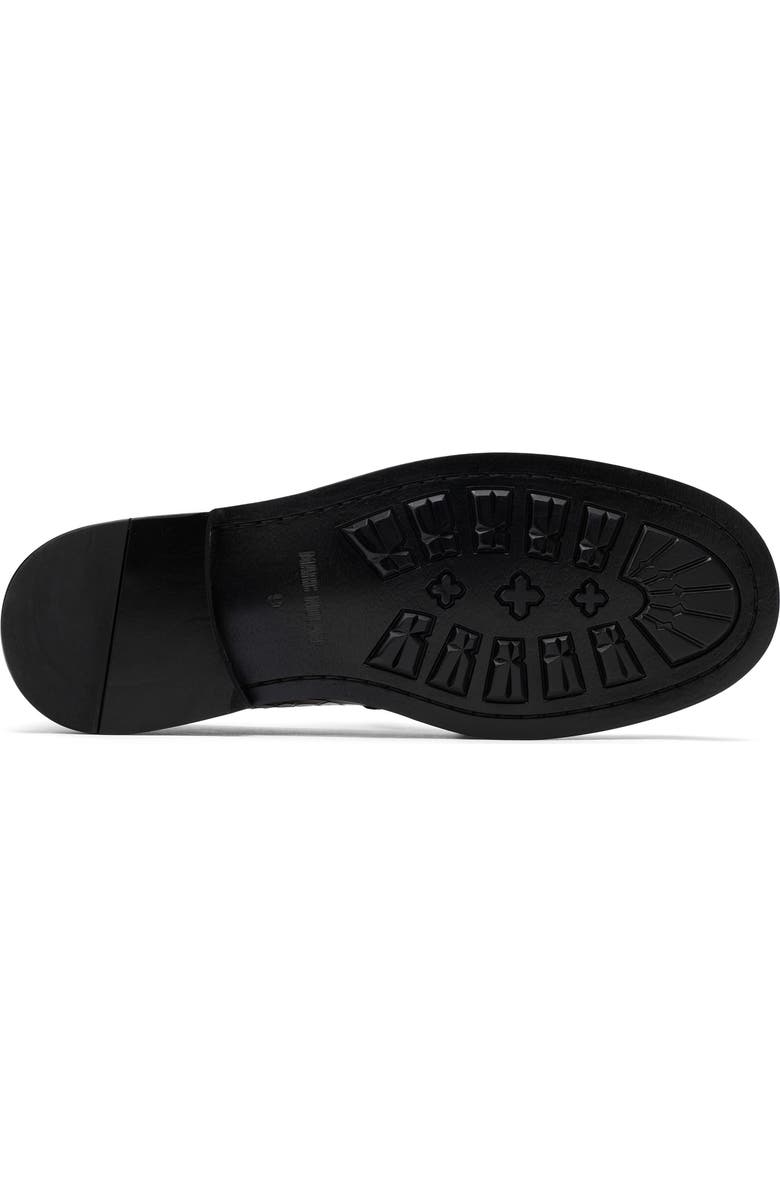 MARC NOLAN Calum Croc Embossed Penny Loafer, Alternate, color, Brown Croc Embossed