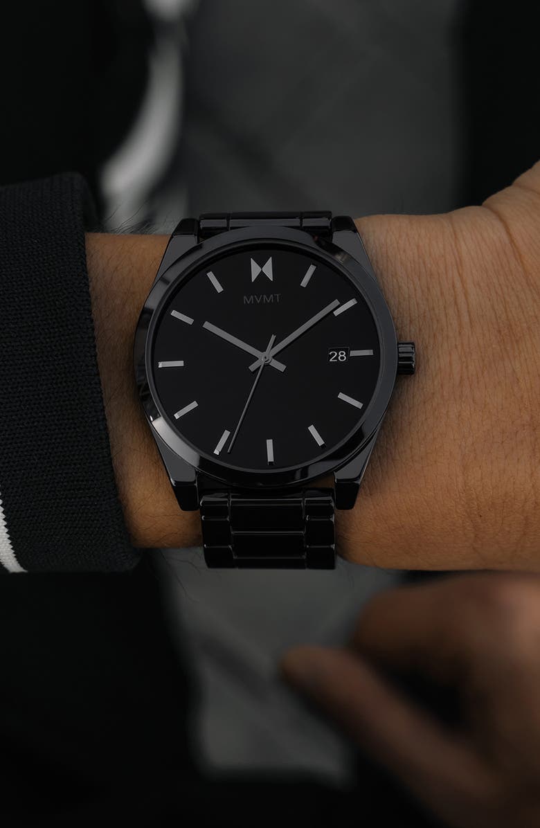 MVMT Element Ceramic Bracelet Watch, 43mm, Alternate, color, 