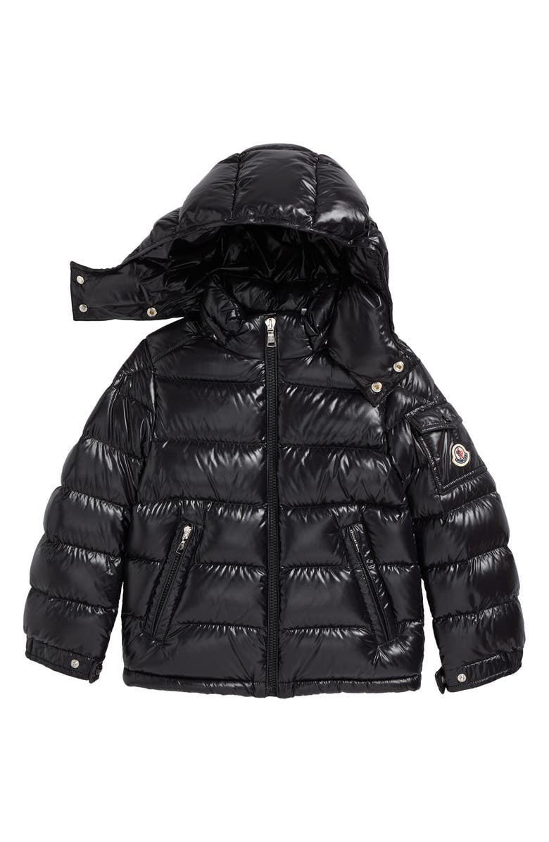 Moncler Kids' New Maya Down Jacket, Main, color, Black/ Black