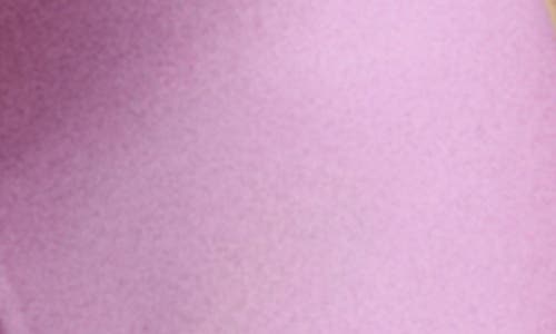 Mango One Shoulder Satin Midi Dress With Side Split In Purple