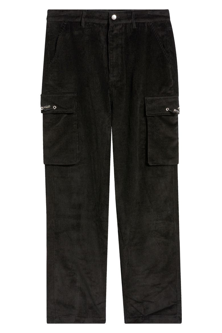 Laurel Corduroy Pants, Alternate, color, BLACK