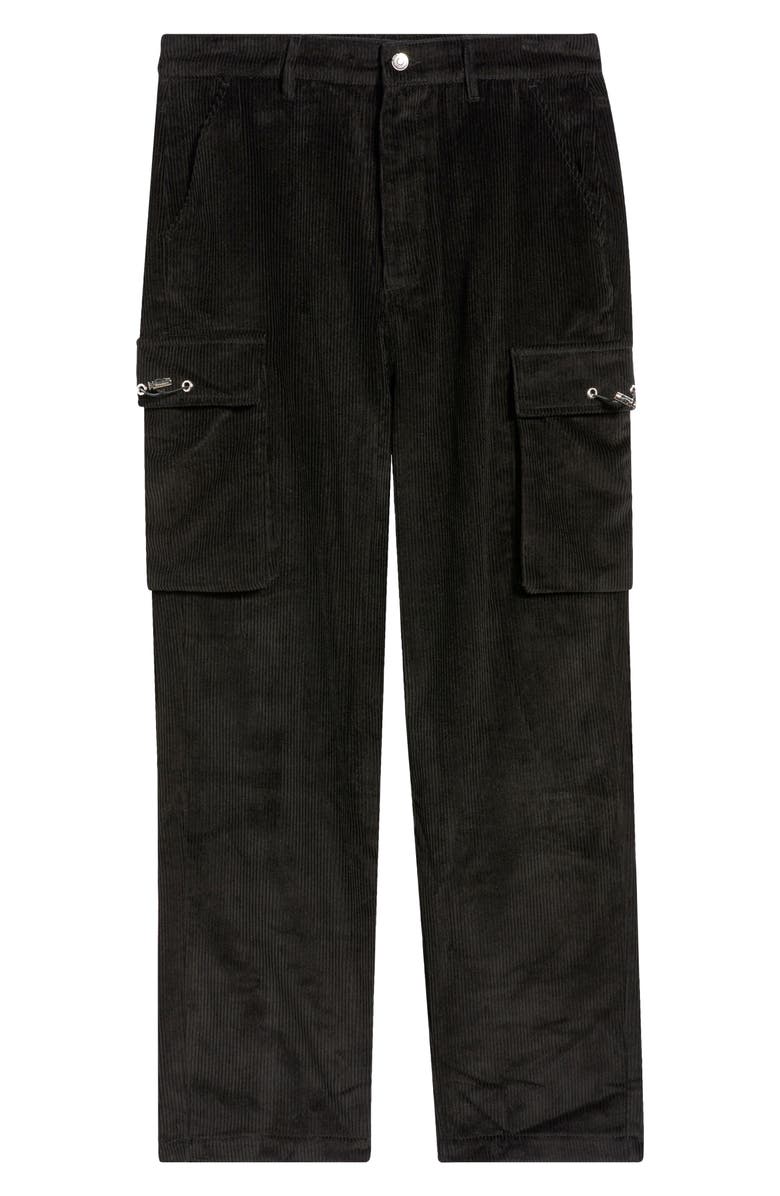 CRIMINAL DAMAGE Laurel Corduroy Pants, Alternate, color, Black